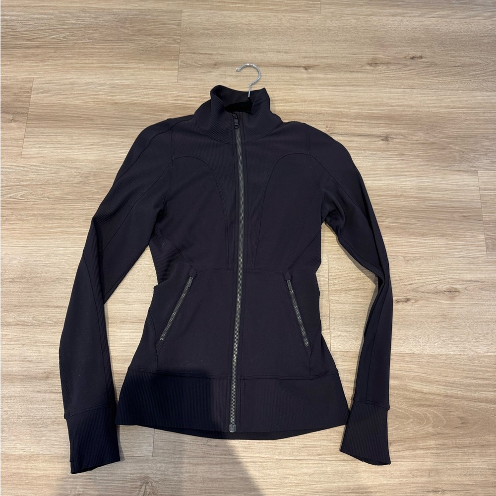 lululemon athletica Dark Gray Zip-Up Sweatshirt